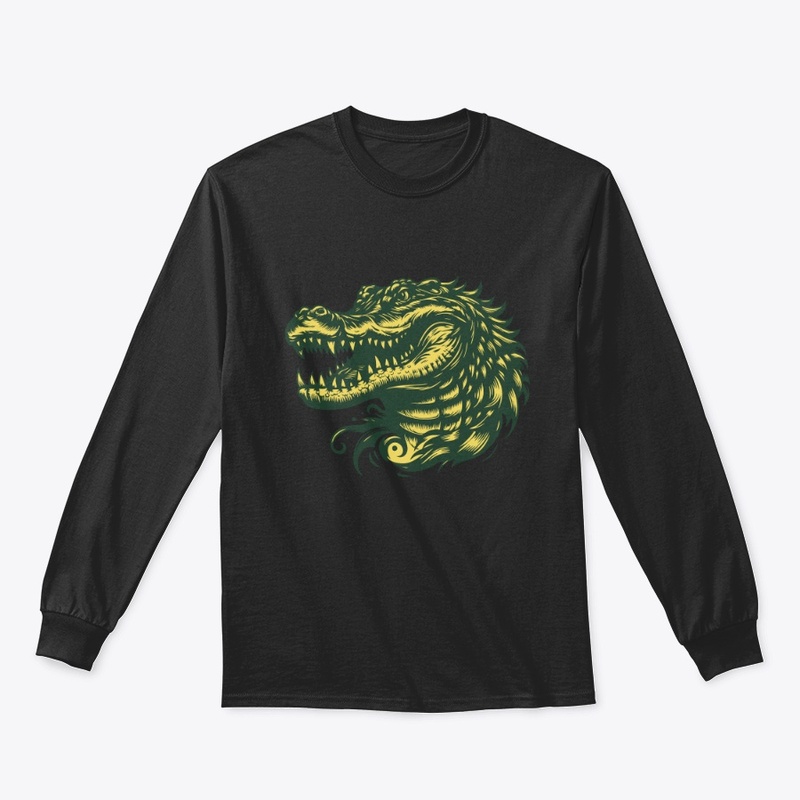 Angry Alligator Head Graphic