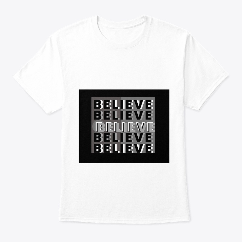  "Believe Inspirational tee"