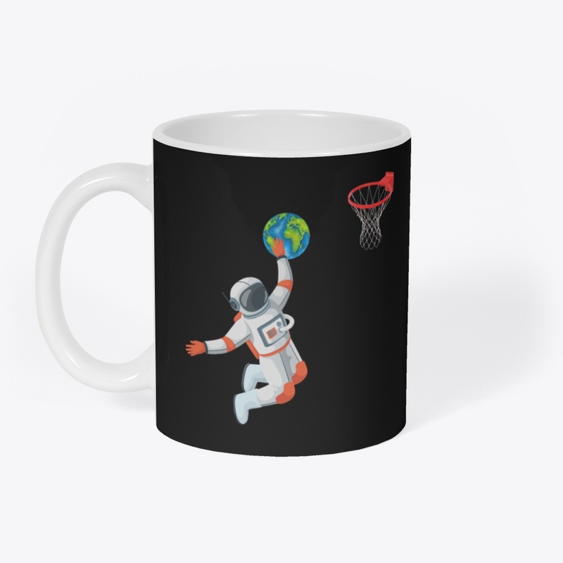 Men's Astronaut Cartoon Print Tee 