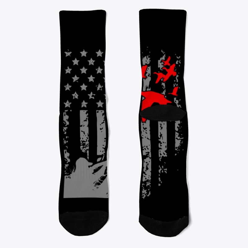 American Flag Patriotic Duck Hunting
