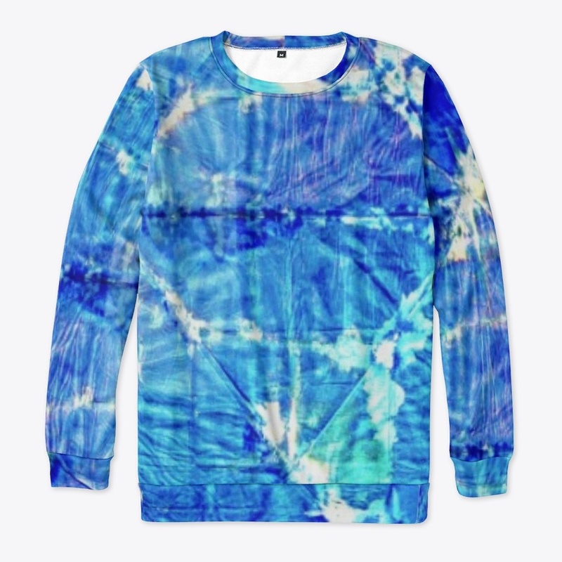 Blue Shibori Tie Dye Loungewear