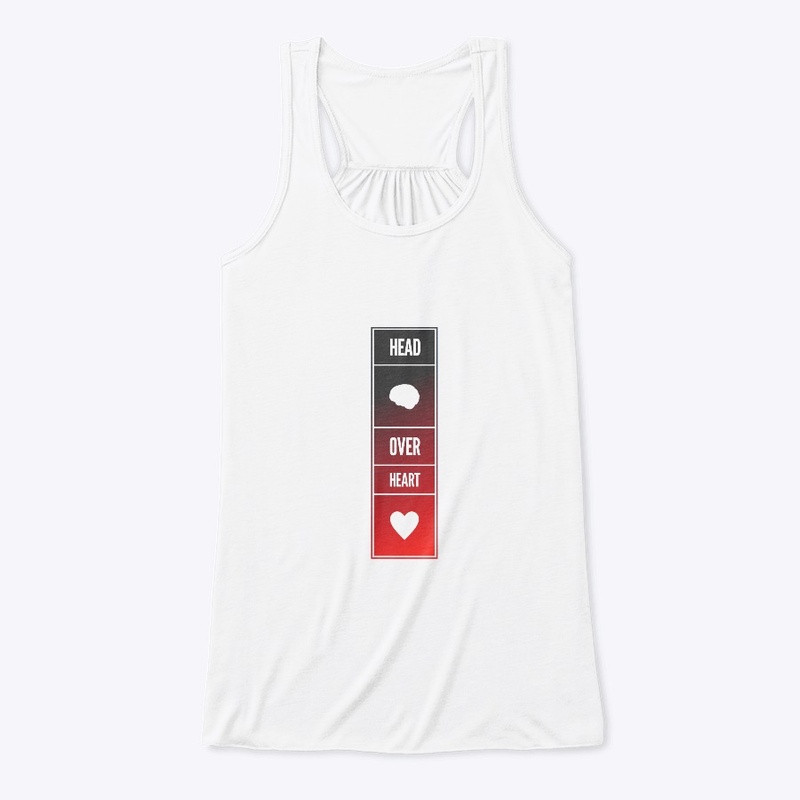 Head over Heart - Red and Black