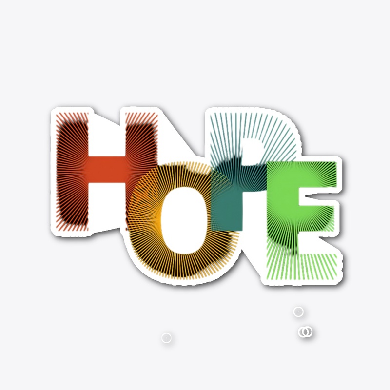 HOPE Die Cut Sticker