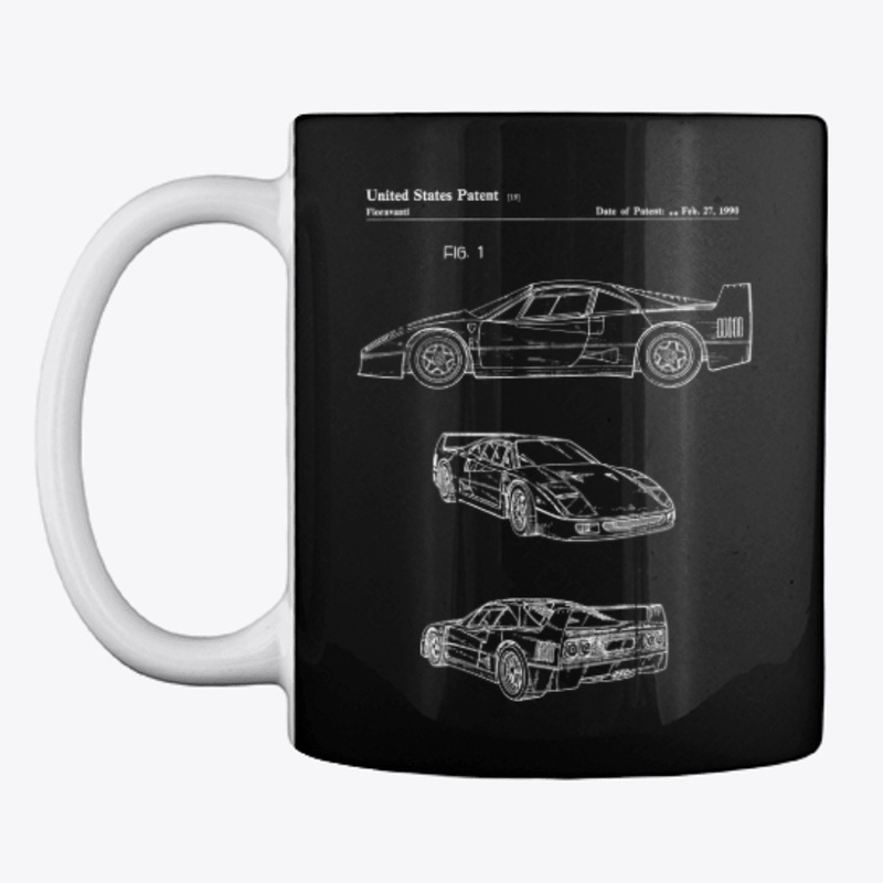 Auto Sports Car 1990 Dark colors