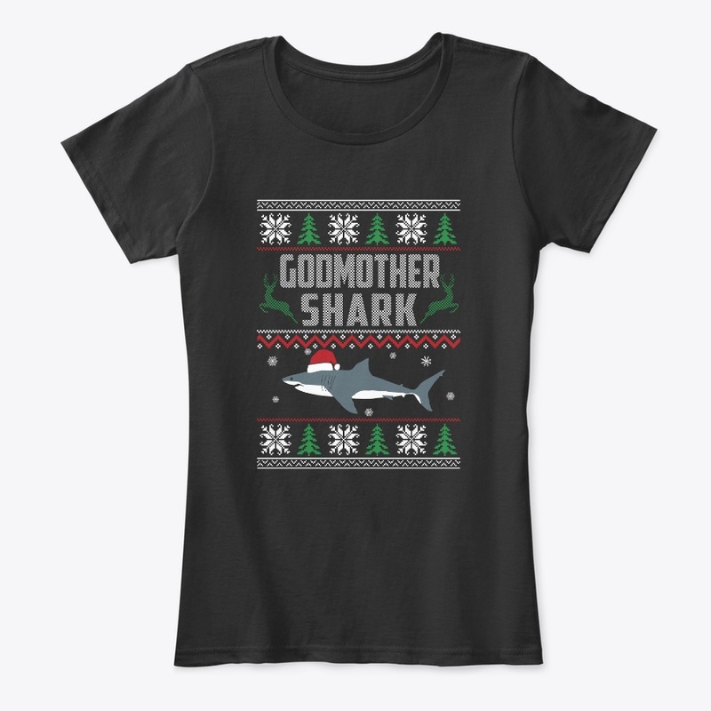 Godmother Shark - Christmas Matching Tee