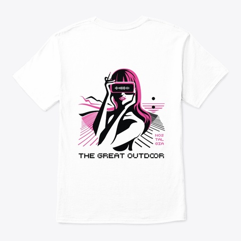 Nostalgia White T-Shirt Back