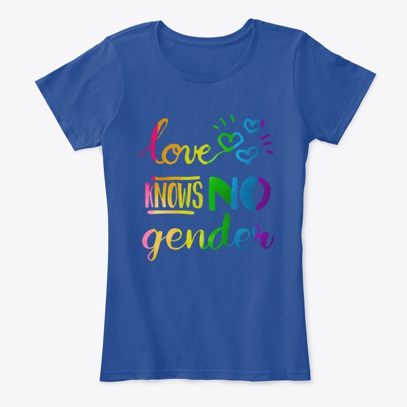 Rainbow Love Knows No Gender LBGT Month