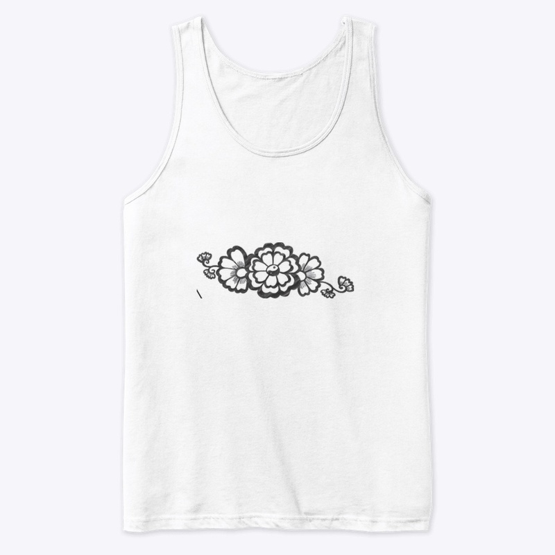Yin Yang Henna Flower