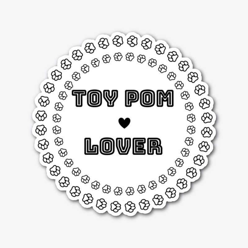 Toy Pom Lover with Paws