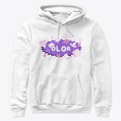 All Things Olor White Camiseta Front