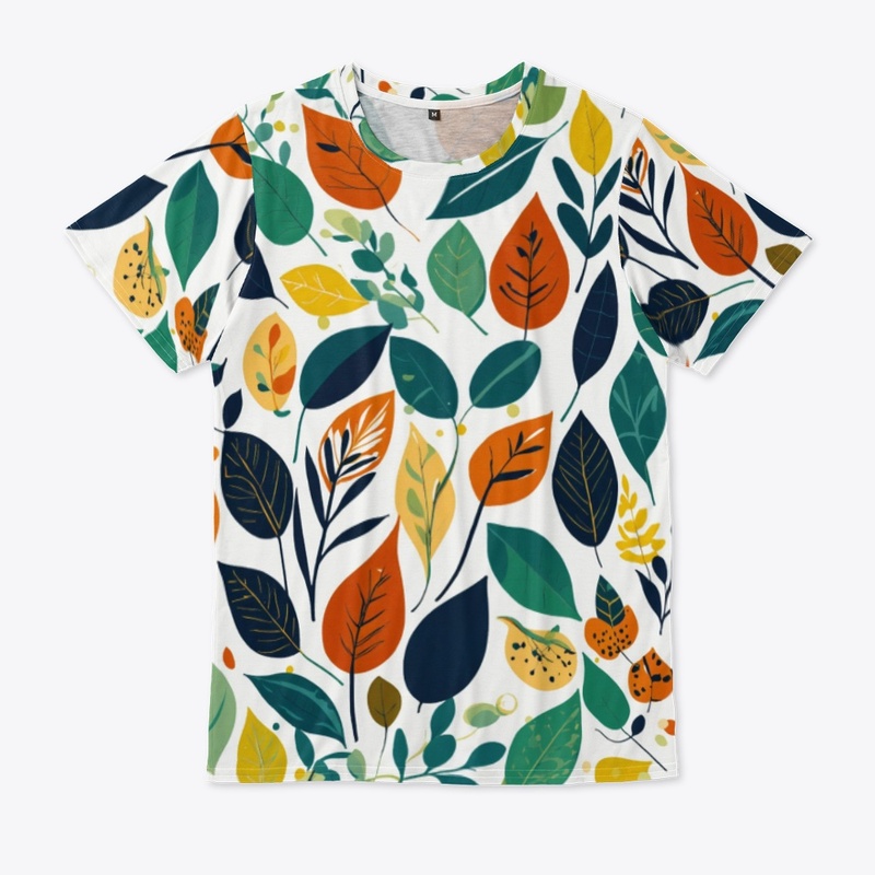 Nature's Canvas with Leafy Elegance