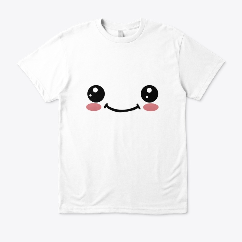 Kawaii japaneses anime faces: smile