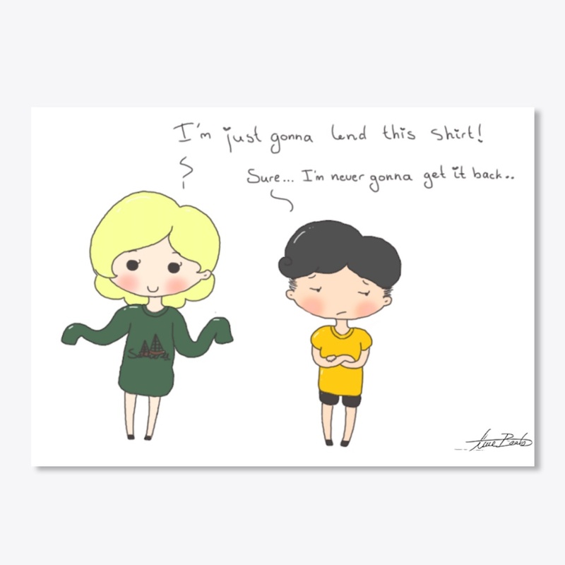 Lending a shirt
