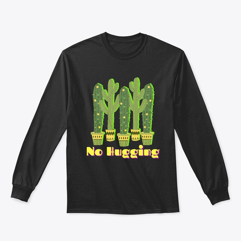 No Hugging Colorful Cactus