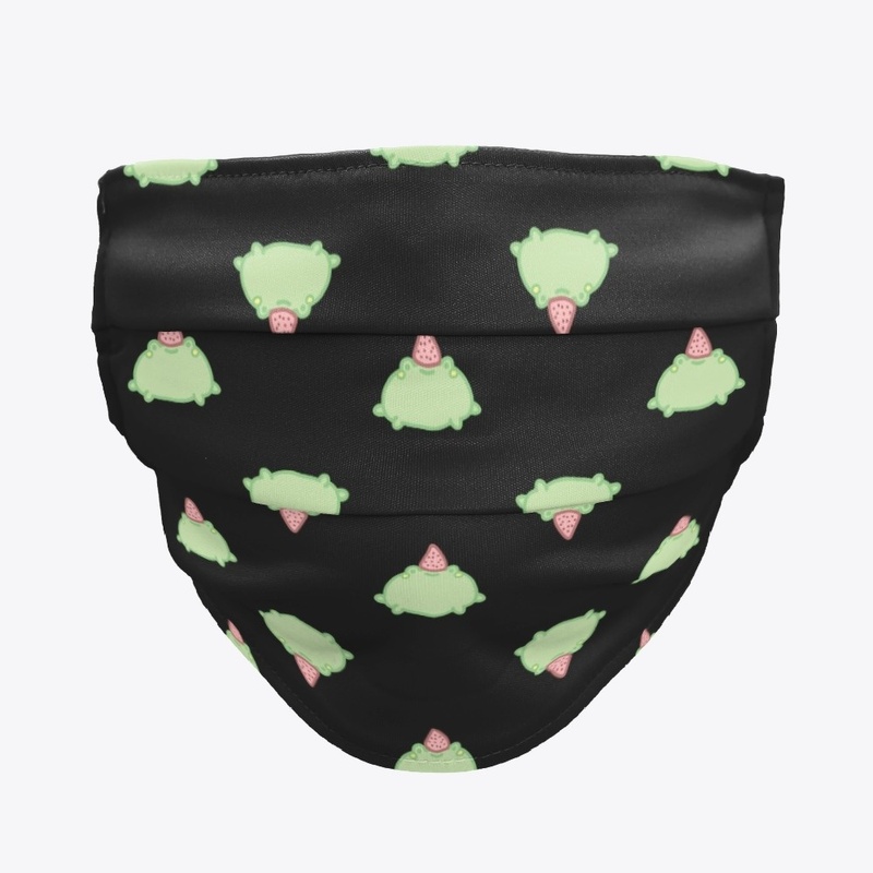 Strawberry frog pattern