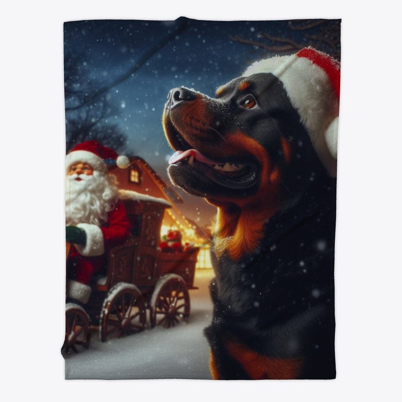 Rottweiler Santa