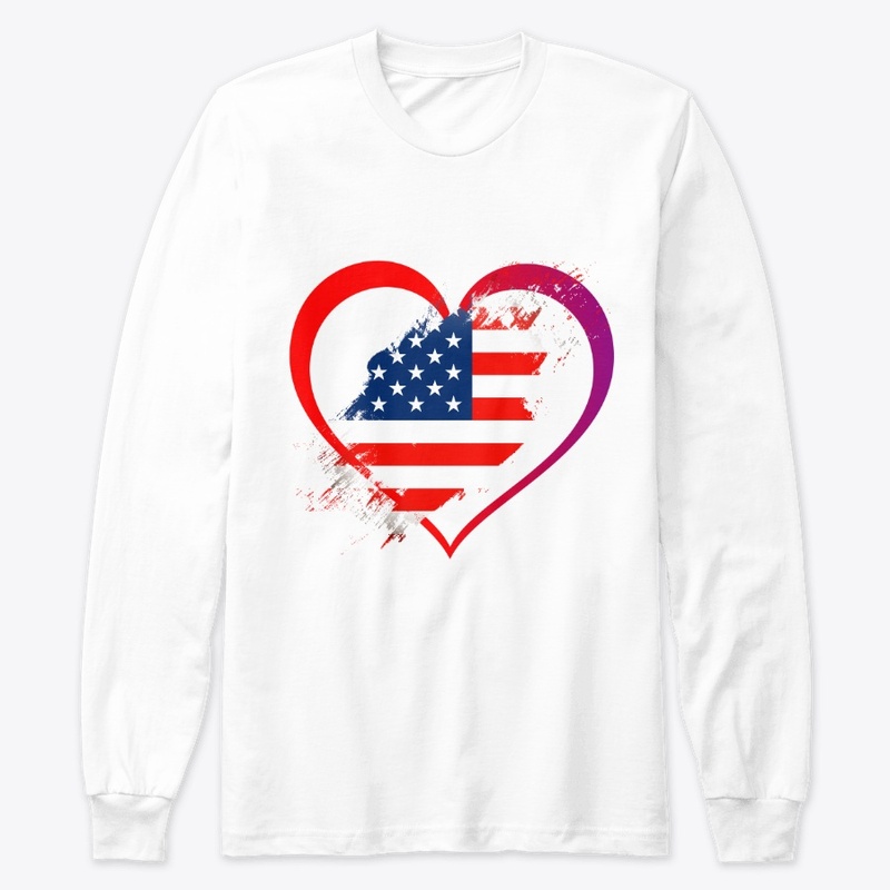 American Heart Flag Tee