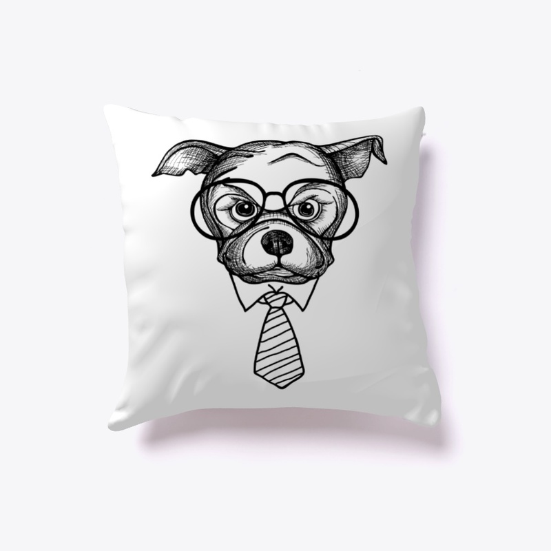 Dog with tie