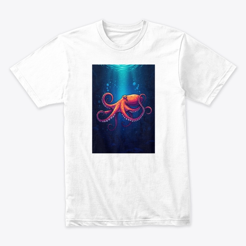 Bright Colorful Octopus