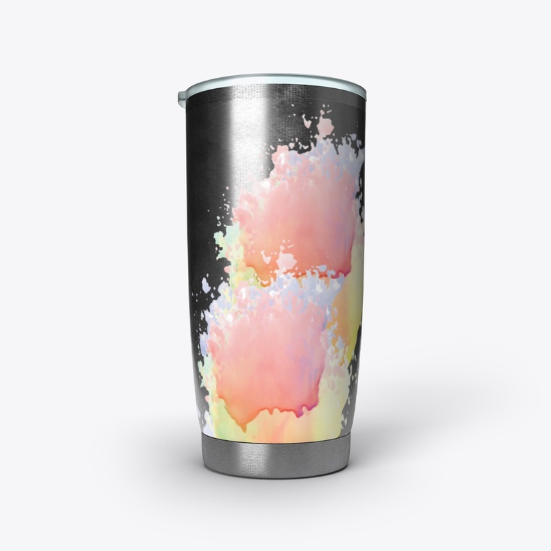 Pastel color grunge pattern design