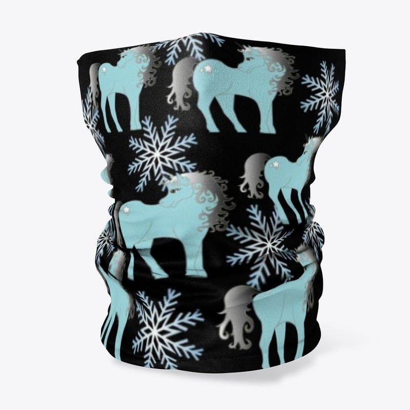 Unicorn cloth face mask & neck gaiter