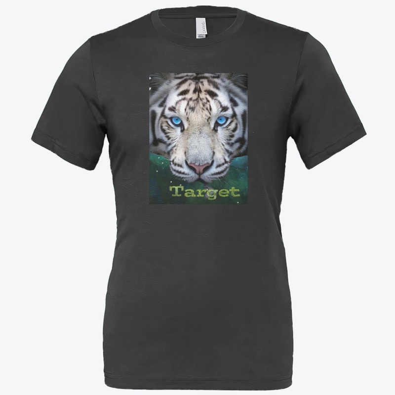 Snarling white Tiger Target