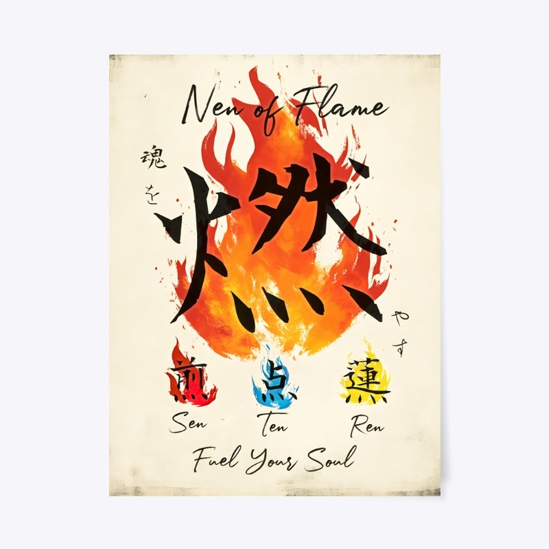 "The Nen of Flame" Poster