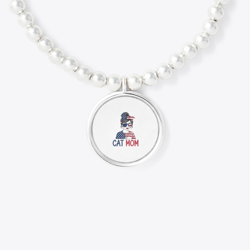 Patriotic Cat Mom - USA Style