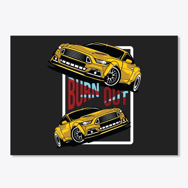 MUSTANG BURN OUT 