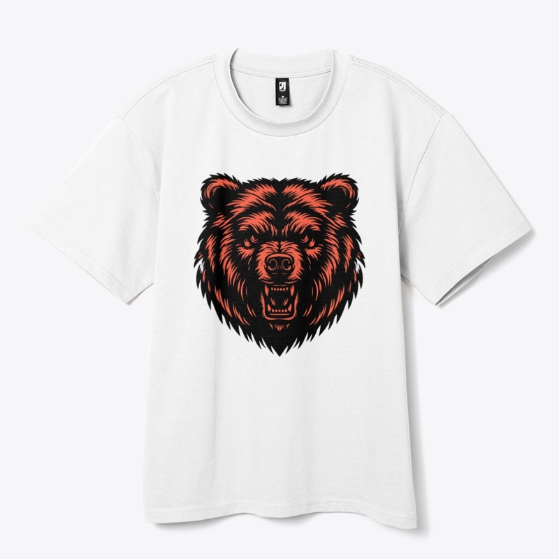 Fierce Bear Head Design