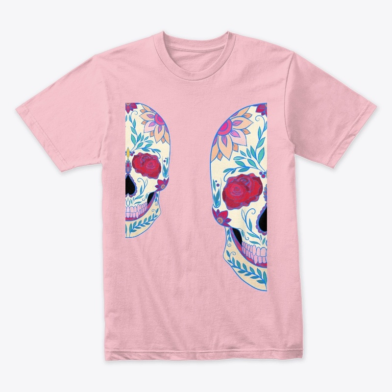 sugar skull unisex tee