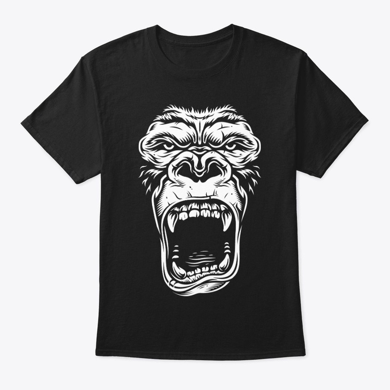 Angry gorilla