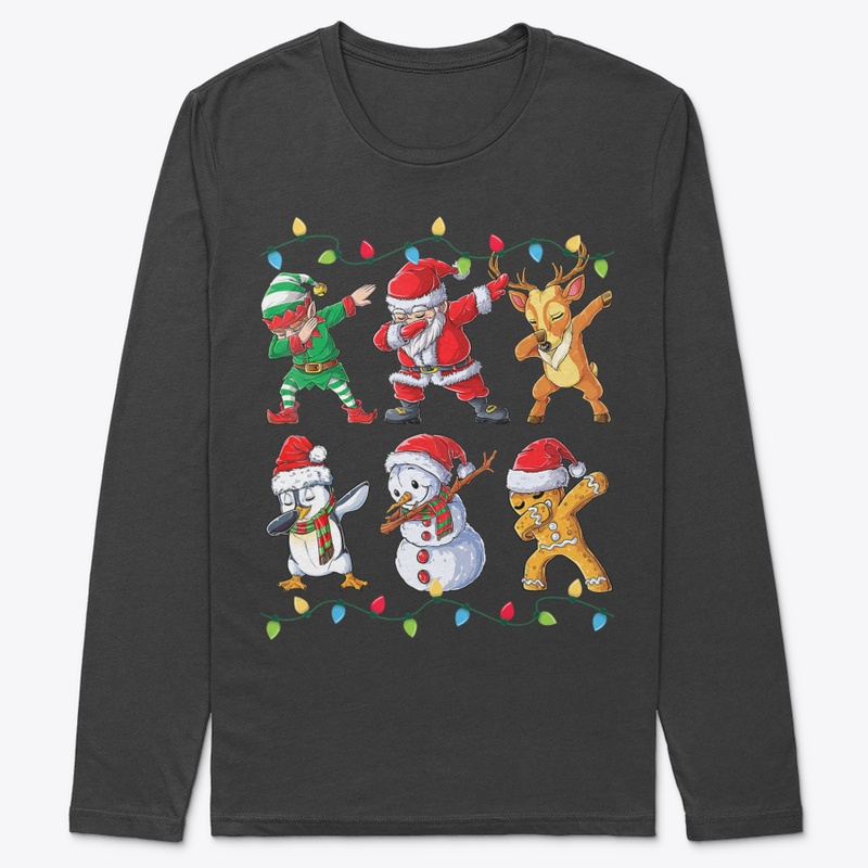 DABBING SANTA ELF FRIENDS CHRISTMAS KIDS