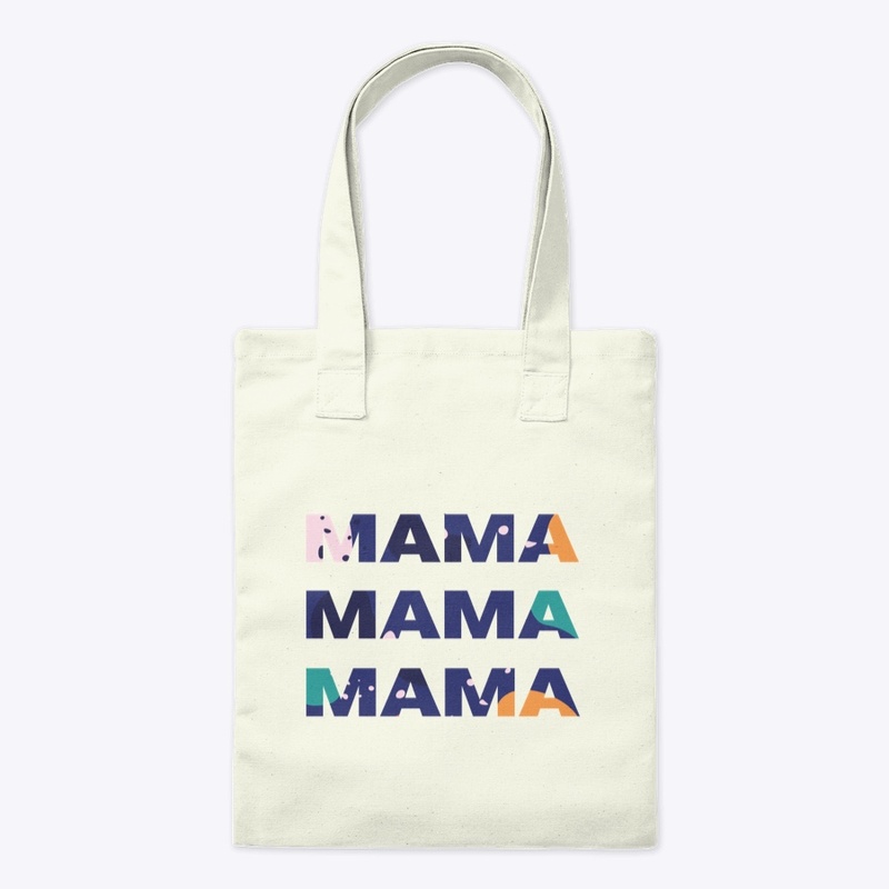 Mama large print pattern.