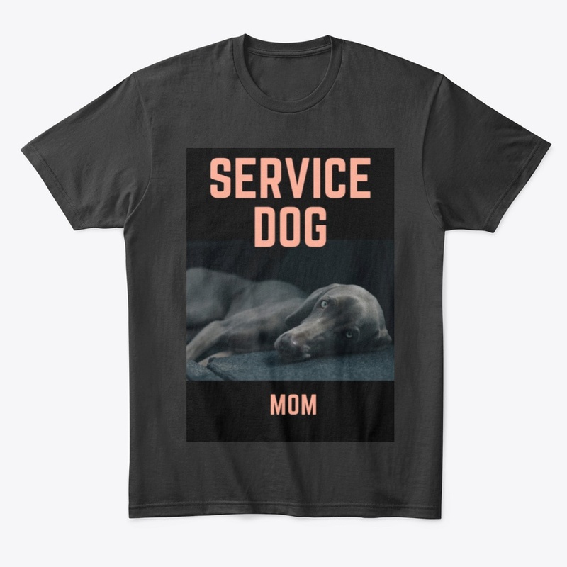 Lab service dog mom