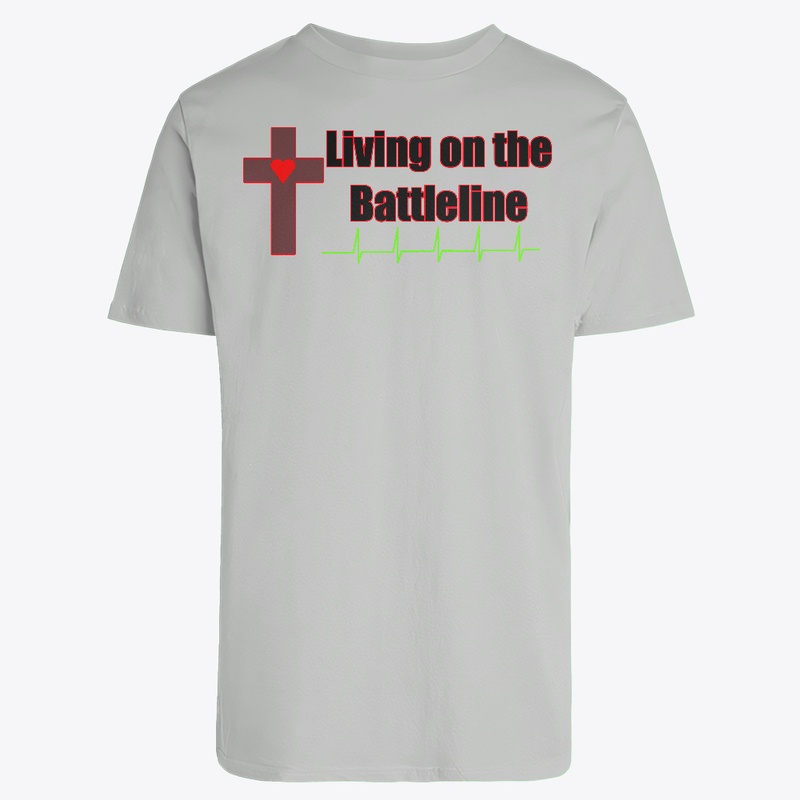Christian tee Living on the Battleline