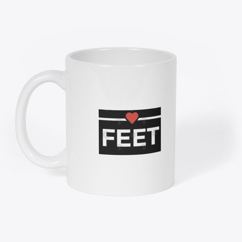 I Love Feet Mug