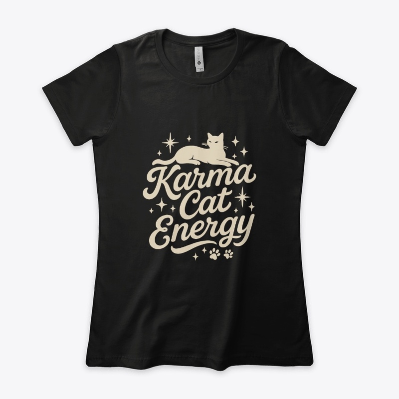 Karma Cute Cat Energy T-shirt