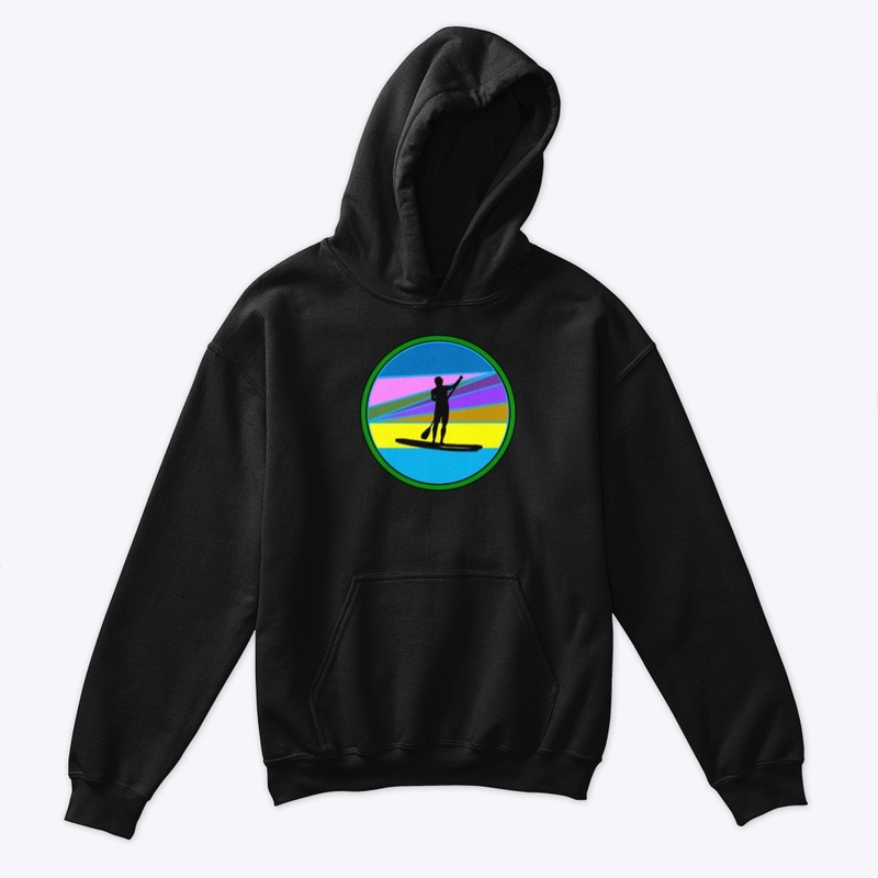 Colorful Standup Paddle Boarder [Green]