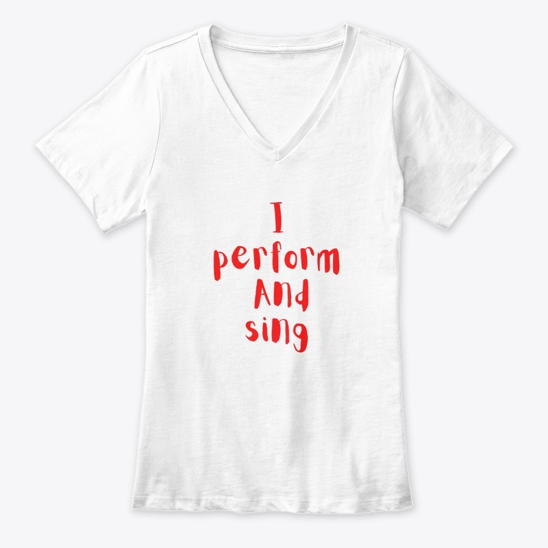 I perform and sing unisex Youth T-shirt
