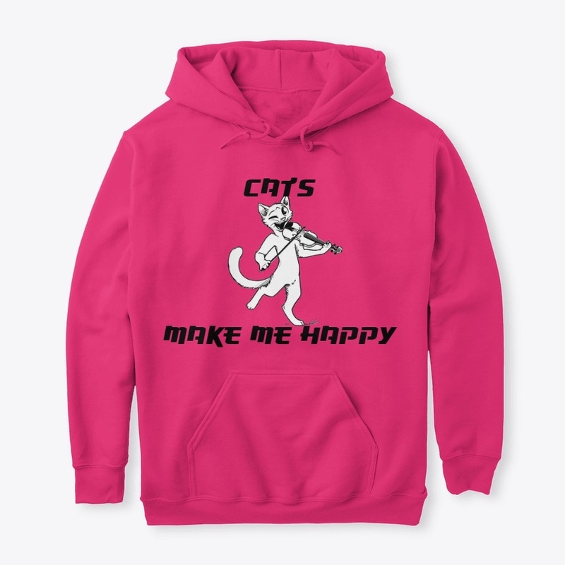 Cats make me happy