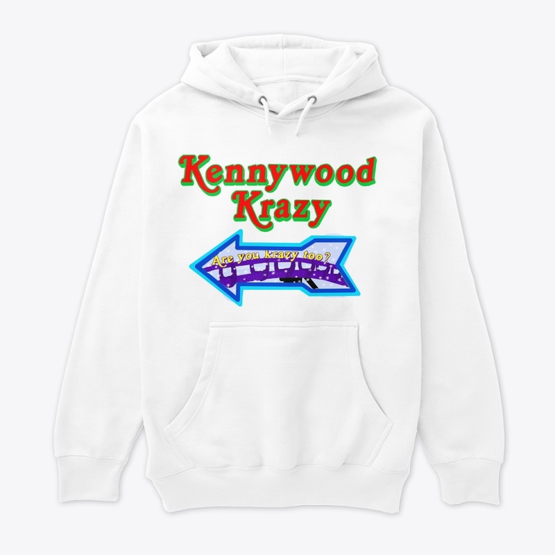 K.KRAZY CHRISTMAS ARROW PULLOVER HOODIE