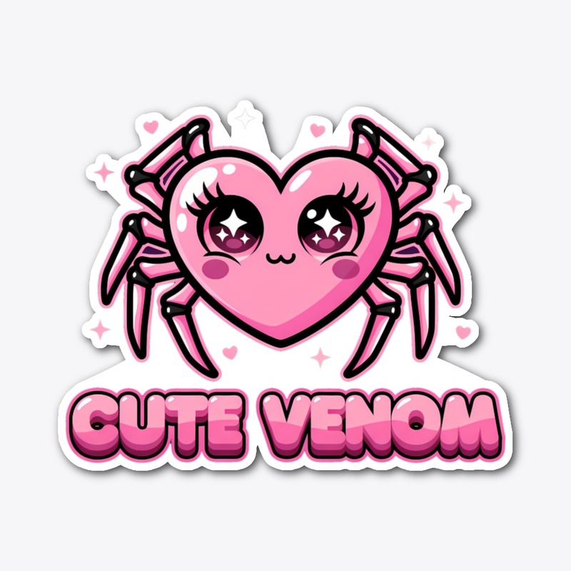 Kawaii Heart Spider