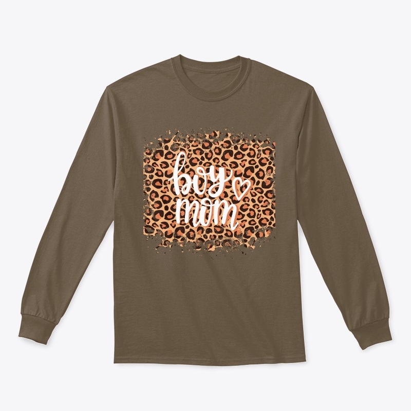 Boy Loves Mom 2ith Leopard Print