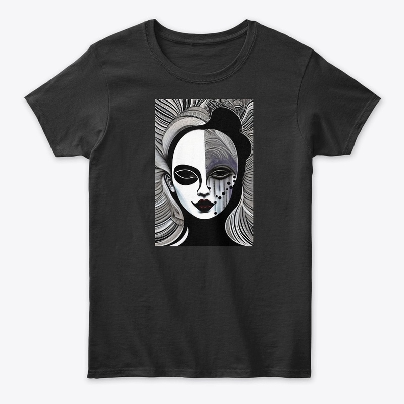 Creepy Face by Lines Product