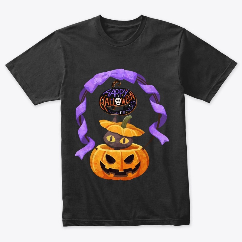 Happy Halloween With Pumpkin
