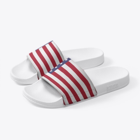 Usa White T-Shirt Left