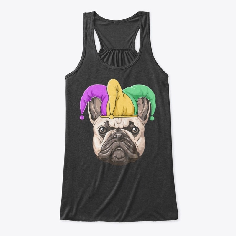 Mardi Gras French Bulldog Carnival Hat