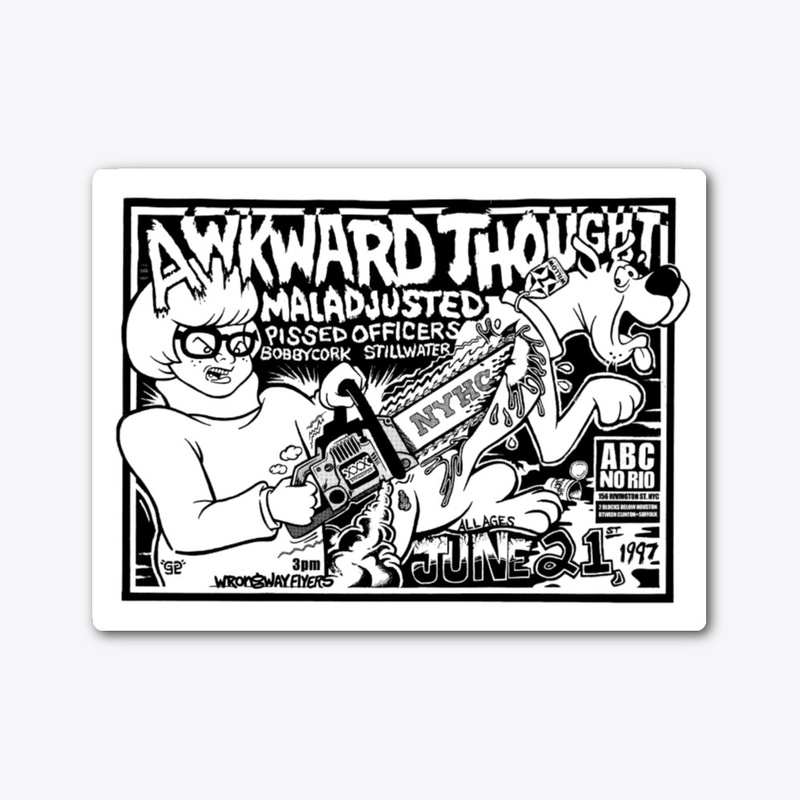 Velma vs. Scooby NYHC Punk Poster 