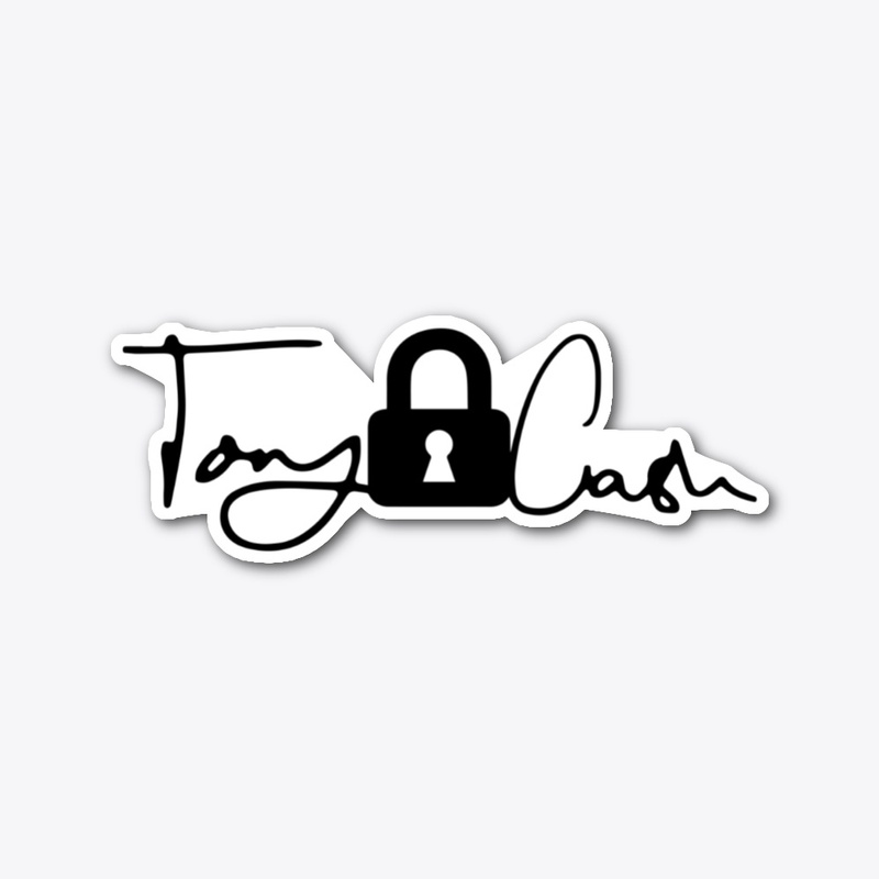 TONY CASH LOGO STICKERS